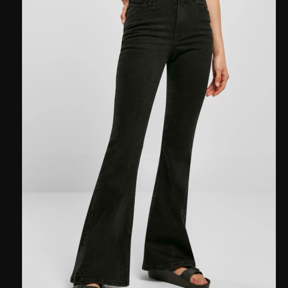 Urban Planet - Refuge High-waisted Flare Jeans - Picture 6 of 7